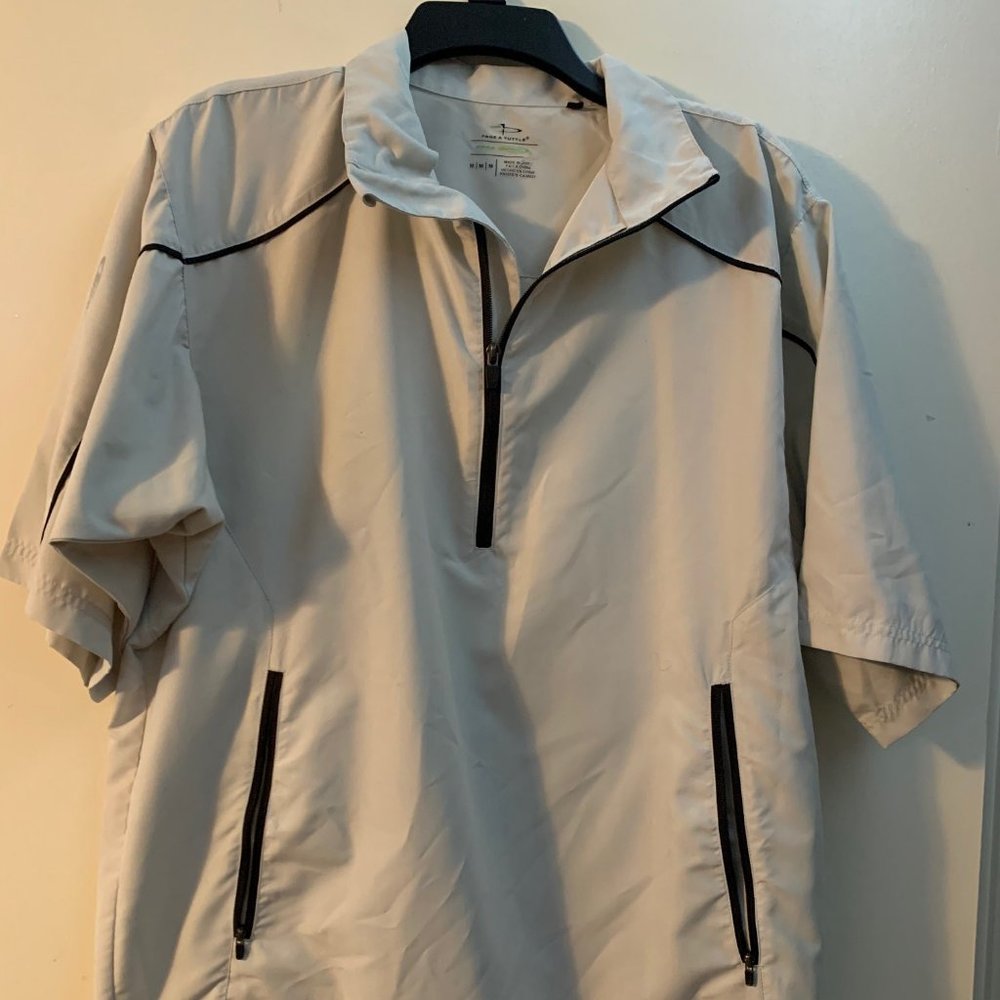 Page & Tuttle Free Swing Golf Qrtr Zip Wind Jacket
